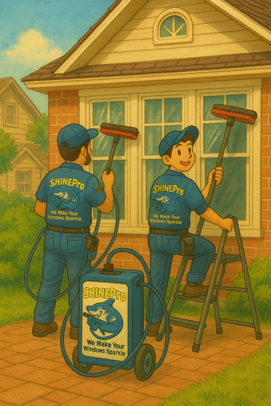 Toronto & GTA Window Cleaning Services - Studio Ghibli Inspired